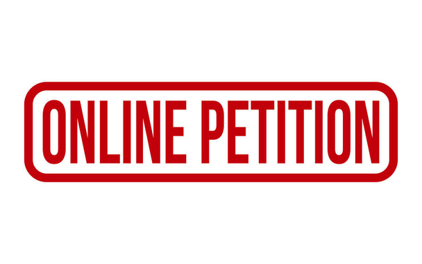 Petição online Vetor de selo de borracha - Vetor, Imagem