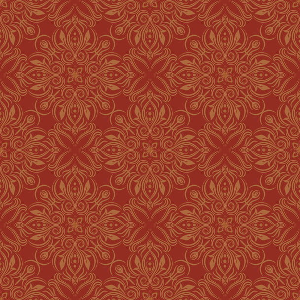 Abstract seamless pattern with ornament - Vettoriali, immagini
