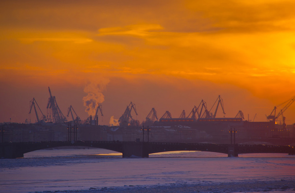 Přístav St Petersburg, Rusko - Fotografie, Obrázek