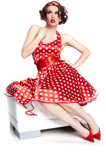 Pin-up girl. American style - Foto, Imagen