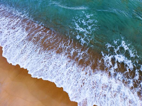 Sea surface aerial view,Bird eye view photo of waves and water surface texture,Amazing sea background, Beautiful nature landscape view sea ocean background - Fotografie, Obrázek