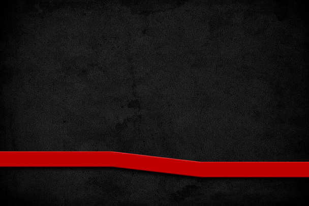 Fondo negro abstracto con rayas rojas - Foto, imagen
