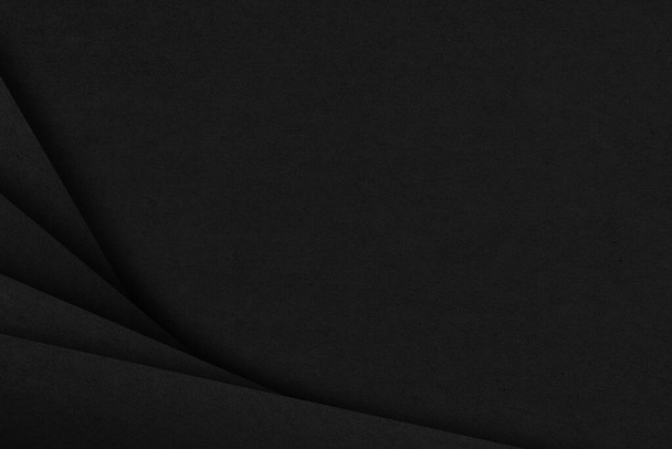 Zwarte abstracte achtergrond papier - Foto, afbeelding