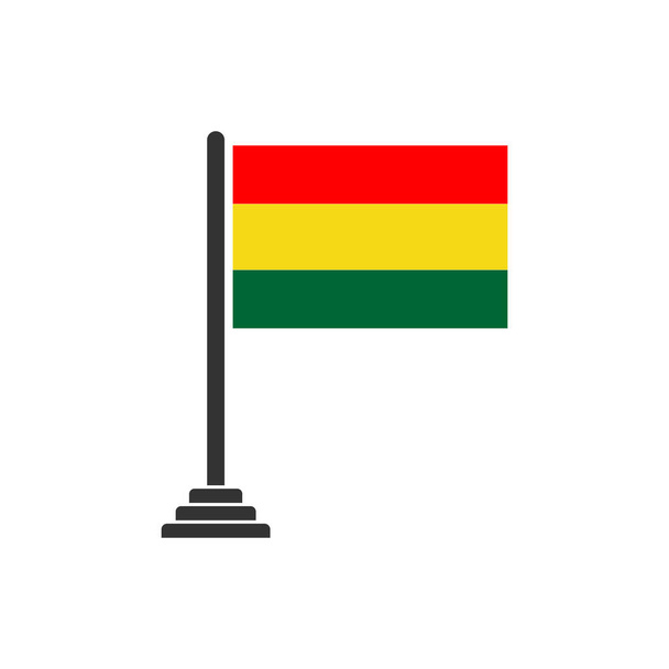 Bolivien Flaggen Symbol gesetzt, Bolivien Unabhängigkeitstag Symbol gesetzt Vektor Zeichen Symbol gesetzt - Vektor, Bild