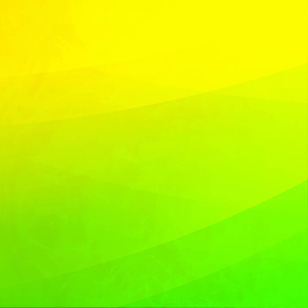 Fond carré dégradé jaune à vert avec espace vide pour votre texte ou image, utilisable pour la bannière, l'affiche, la publicité, les événements, la fête, la célébration et les travaux de conception graphique - Photo, image