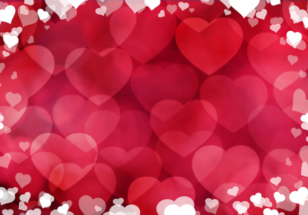 valentine's day background with hearts - Photo, Image