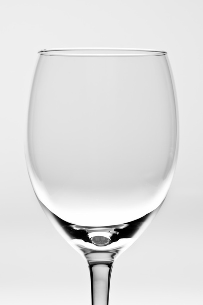 Empty wine glass isolated on white - Foto, Bild
