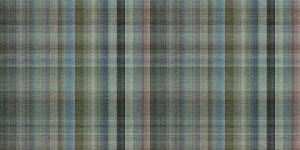 Tartan seamless border. Traditional gingham texture for natural trendy trim - Foto, afbeelding