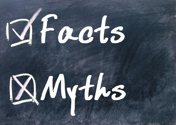 facts or myths determine - Photo, Image