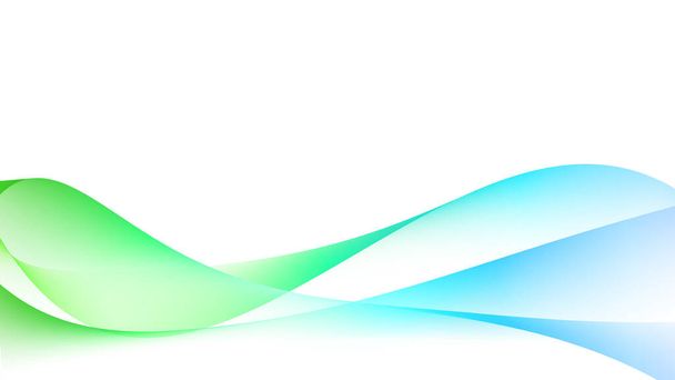 хвиля абстрактне зелене і синє світло
 - Фото, зображення