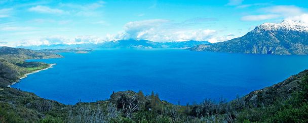 Panoramique du Lac Général Carrera - Chili - Photo, image