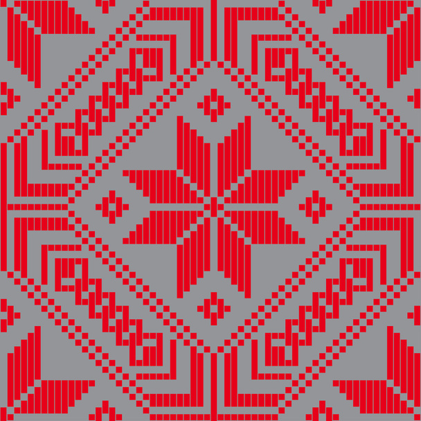 Belorussian ethnic ornament, seamless pattern. Vector illustration - Vector, Image