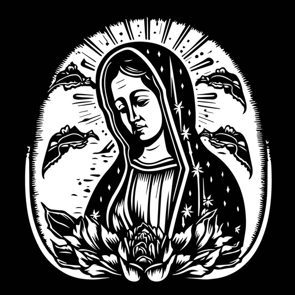 Nuestra Señora de la Religión Virgen: vector de stock (libre de regalías)  2228094045