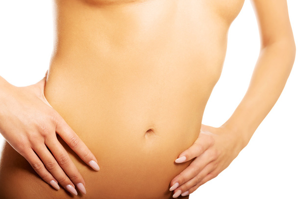 Perfect slim woman's belly - Фото, изображение