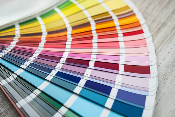 bright various color as palette closeup. Color palette guide, collection - Photo, Image