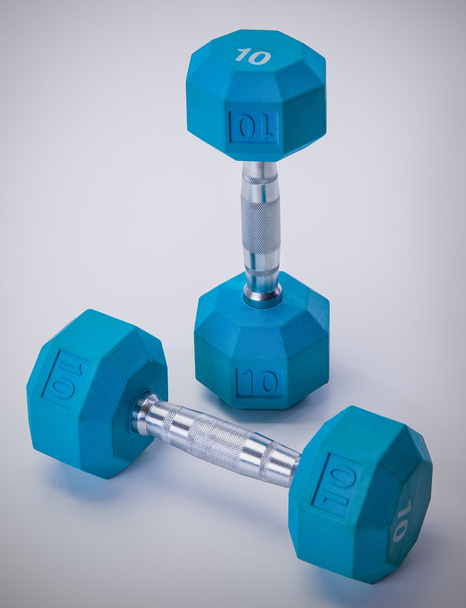 Equipo de fitness azul
 - Foto, Imagen