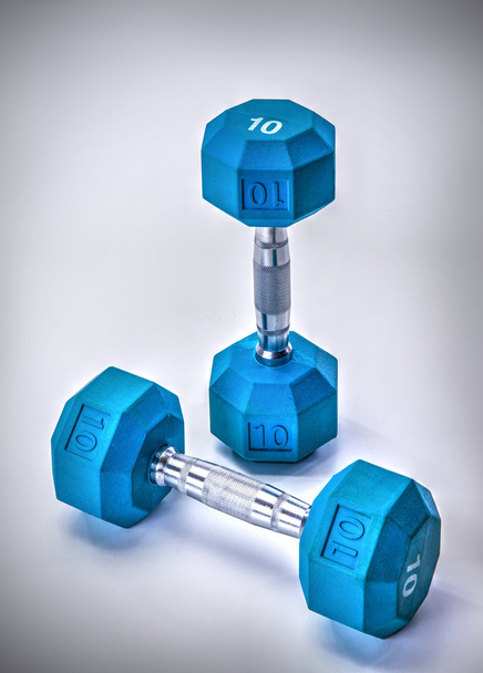 Ingranaggio fitness blu
 - Foto, immagini
