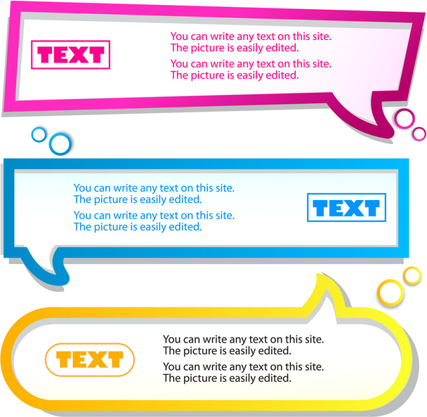 Colorful banner for text - Vector, afbeelding