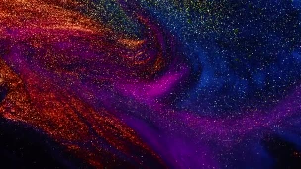Soyut Grunge Renk Mürekkep Boyası Patlama Patlaması Arkaplanı. Renkli Kaos Sıvı Türbülansı. Hareket - Video, Çekim
