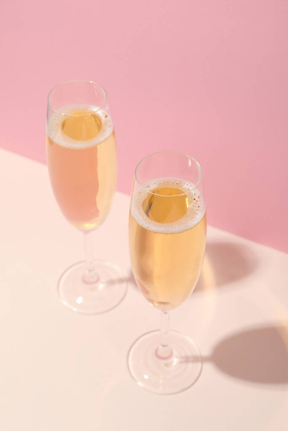 Concept of delicious alcohol drink, champagne beverage - Photo, Image