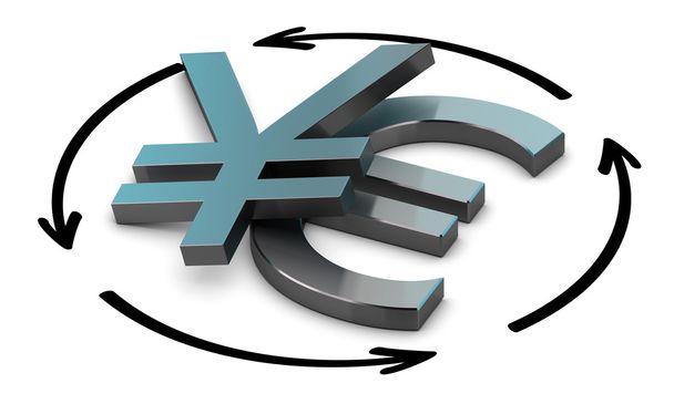 Euro Yen konvertieren - Foto, Bild