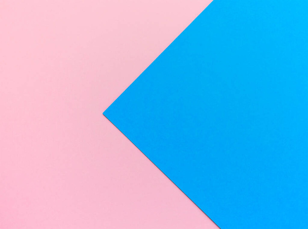 Pink and blue paper background - Photo, image