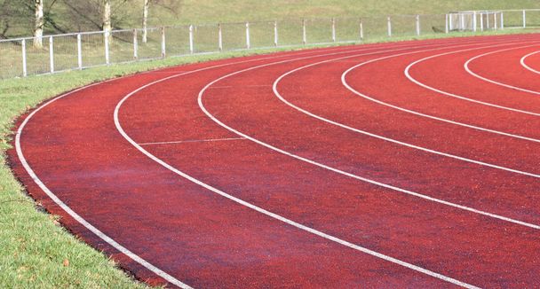 Athletics Running Track. - Photo, Image