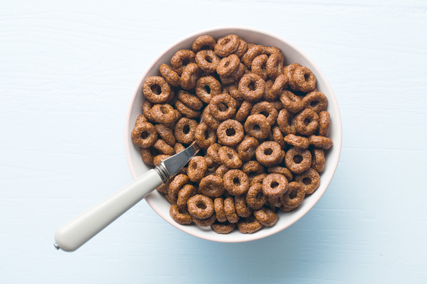 chocolate cereal rings - Foto, Imagem