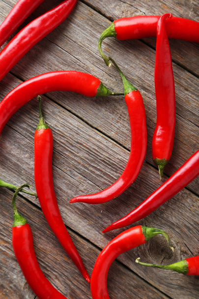 Red chili peppers - Φωτογραφία, εικόνα