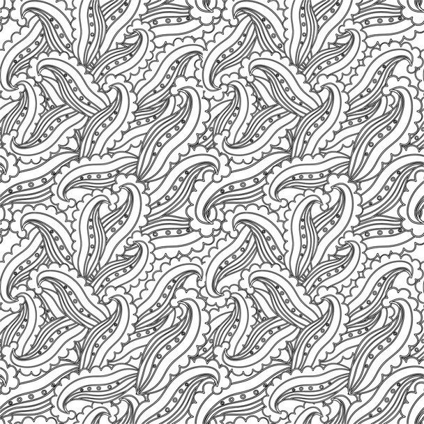 Seamless abstract hand-drawn pattern - Vector, afbeelding