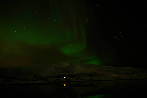 aurora borealis északi fény tromso norway - Fotó, kép