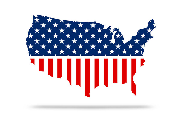 USA Flagge Konzept Hintergrund  - Foto, Bild