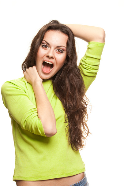 Surprised young woman - Foto, Imagen