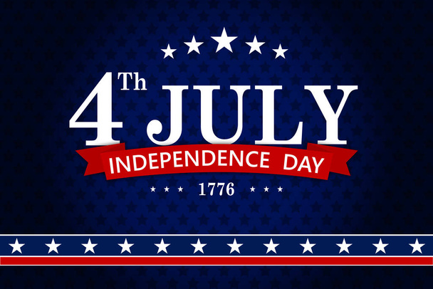  4 juli Onafhankelijkheidsdag een federale feestdag in de Verenigde Staten  - Foto, afbeelding