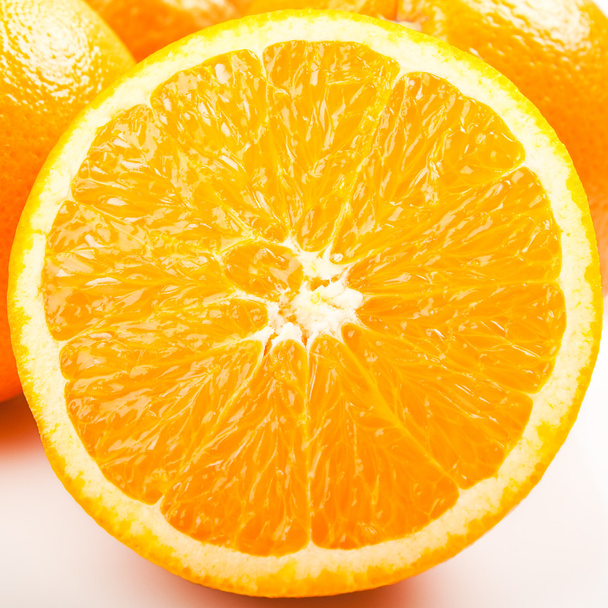 Gesneden helft van Oranje - Foto, afbeelding