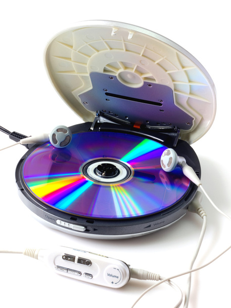 Reproductor de audio portátil CD aislado
 - Foto, imagen