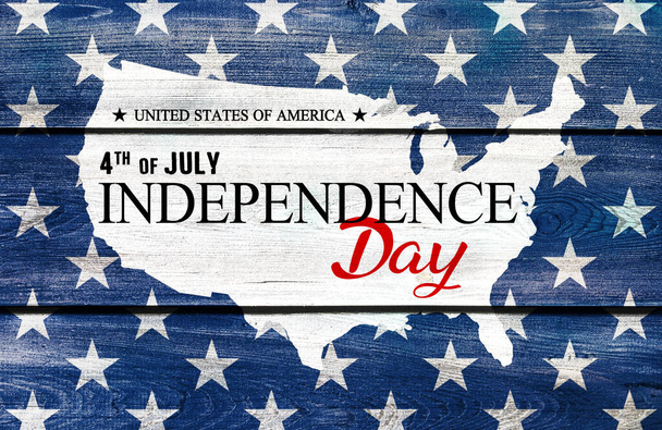  4 july independence day federal holiday in the United States - Foto, Imagem