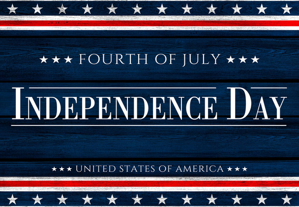  4 Július függetlenségi nap szövetségi ünnep az Egyesült Államokban - Fotó, kép