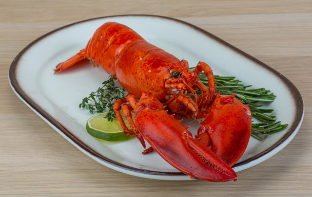 Red boiled lobster - Фото, изображение