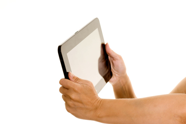 Tenere in mano un tablet
 - Foto, immagini
