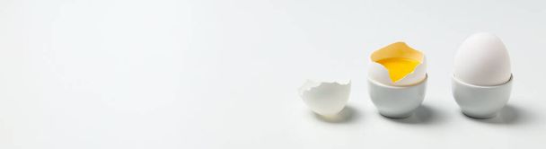 Ingredient for cooking - eggs, space for text - Photo, Image