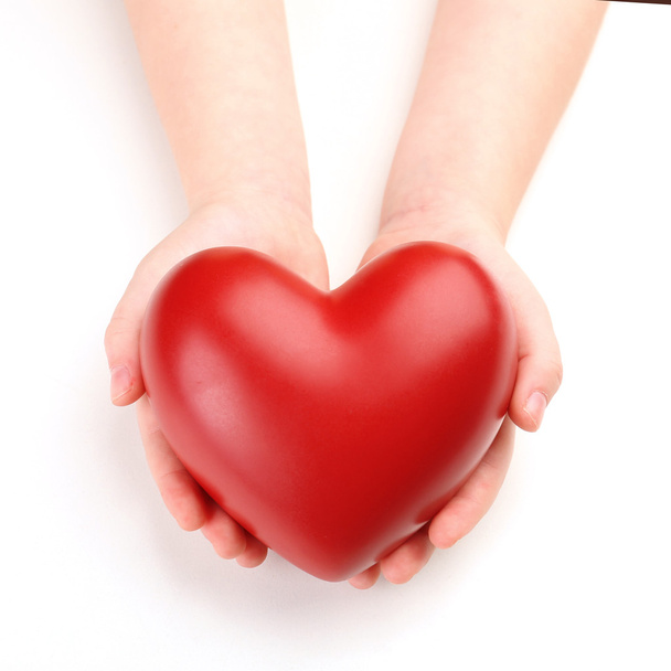 Heart in child hands - Foto, immagini