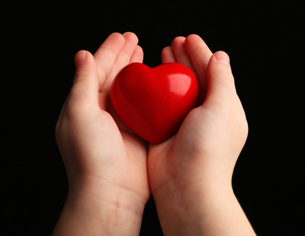 Heart in child hands - Foto, imagen