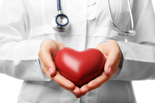 Doctor hands with heart - Zdjęcie, obraz