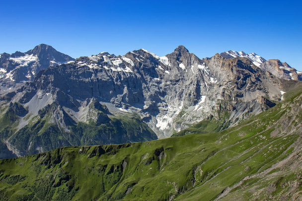 Jungfrau İsviçre Alpleri ve buzulları - Fotoğraf, Görsel