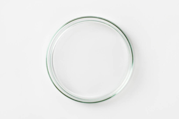 An empty petri dish on a light background. - Фото, зображення
