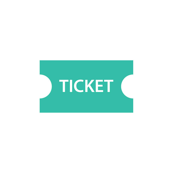 ilustración vectorial de un icono de ticket  - Vector, Imagen