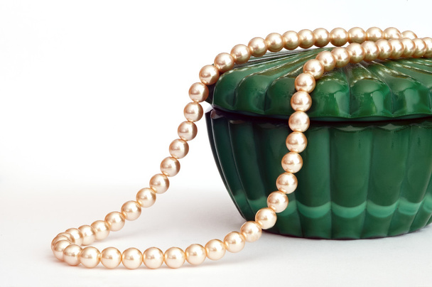 Beads on saucer - Photo, Image