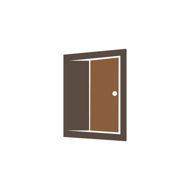 zavření dveří ilustrační logo vektor - Vektor, obrázek