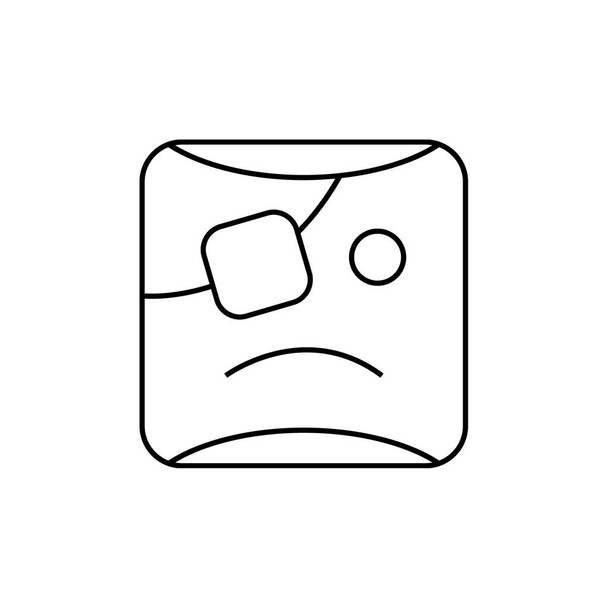 emoji, face expression symbol, emoticon icon, vector illustration - Вектор, зображення